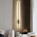 Strip LED Living Room Wall light Modern Nordic Sofa background Full copper Bedroom Bedside wall light AC85-265V - 80cm 60cm
