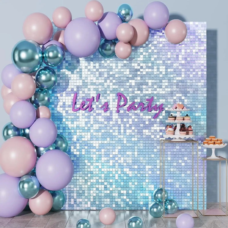 Glitter wall backdrop panels, PC sequin backdrop panels, glitter wall panels for birthday parties