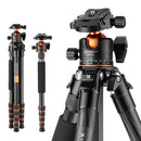 K&F Concept Professional Carbon Fiber Tripod for DSLR Camera, Max Load 15kg