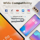 BOYA BY-P4U Omnidirectional Condenser Plug and Play Microphone Type-C Mini Mic for Android Smartphone Tablets Vlog Broadcast