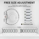 Metal Straps for Samsung Galaxy watch 8/8 classic 40mm 44mm 46mm Stainless steel Wrist Link bracelet correa Galaxy watch 8 Bands