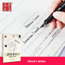 English Copybook for Calligraphy Books for Adult Word Handwriting Italian Italic Round Printitalian English Practice Book