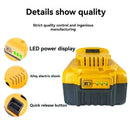 battery charger, fast charging, lithium battery, tool battery . - DEWALT original 20V, 5AH, DCB115, DCB118