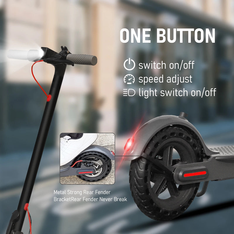 JUICEASE M365 Electric Scooter 35KM 31KM/H 350W 36V 10.5AH Large Capacity Battery 8.5Inch Tyres with Smart APP Foldable EScooter