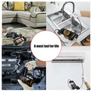 LCD Endoscope Camera with Dual Lens Borescope and 8 Lights, HD Inspection Camera