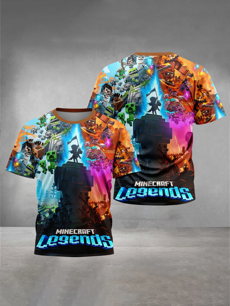 Hot Game 3D Print Baby Clothing 5 to 14 Years Male Outdoor Clothes for-M-M-minecrafts-Children Boy Girl Child T-Shirt Top Shirts