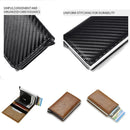 Anti-theft wallet, credit card, carbon fiber leather.