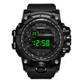 Y12 Men's Watches Big Dial LED Digital Watch Multifunction Men Sports Watch Alarm Clock Stopwatch Fitness Electronic Wristwatch
