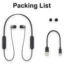 Wireless In-ear Stereo Earphones Bluetooth 5.0 Sports Headset Magnetic Headset with Microphone for iPhone/xiaomi. - SONY WI-C310