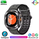 Smart Watch, IP68 Waterproof Bluetooth Call Compass Smartwatch for Men Women 1.43" AMOLED Screen SpO2. - NEW 2025 Watch 7 Ultra 47mm