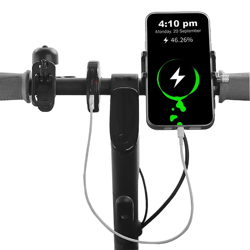USB Charger Waterproof Mounting Bracket Cell Phone Charger for Xiaomi M365 PRO 1S Pro2 Mi3 Mi4 Electric Scooter Quick Charger