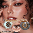 Bio-essence 1 Pair Colored Contact Lens Yearly Natural Looking Cosmetic Eyes Lenses with Color Eye Lens