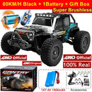 Remote Control Car Off Road 4x4 RC High Speed Buggy Truck Super Brushless 50 or 80KM/H Fast Drift Racing Toy Kids Adults. - 4WD