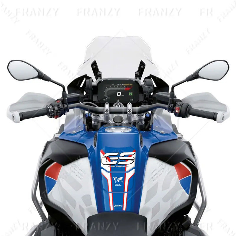 Motorcycle Tank Pad Sticker Protector Triple black 40 years Decal 2022 2023. - For R1200GS ADV R1250GS R 1250