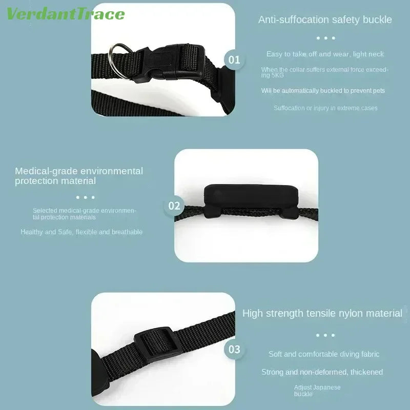 Find My Pet Positioning Collar Waterproof Dog Gps Animal Tracking Movement Alert Anti Lost Tracker Cats Remote Global Locator