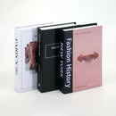 3Pcs Fashion Fake Books Living Room Decoration Designer Books Coffee Table Ornaments Club Hotel Room Villa Prop Books Decoration