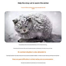 Stray Cat dog House Waterproof Outdoor Winter Warm Pet Cave Sleeping Beds Home Foldable Washable for Small Dog Puppy Supplies