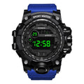 Y12 Men's Watches Big Dial LED Digital Watch Multifunction Men Sports Watch Alarm Clock Stopwatch Fitness Electronic Wristwatch