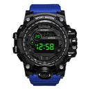 Y12 Men's Watches Big Dial LED Digital Watch Multifunction Men Sports Watch Alarm Clock Stopwatch Fitness Electronic Wristwatch