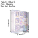 Frosted Photo Album 3/4/5inch Photo Card Train Ticket Card Collection Book Wholesale Transparent Photo Card Storage Album