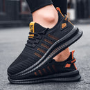 Sneakers Mesh Casual Shoes. Lac-up Breathable Lightweight Walking Sneakers Men Shoes Plus Size