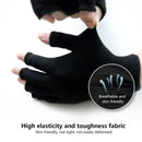 1 Pair Men's and Women's Multifunctional Half Finger Gloves Wear Resistant Knitted Wrist Protection Gloves