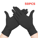 100PCS Disposable Nitrile Gloves Latex for Work Dish Washing Kitchen Garden Household Cleaning Hair Salon Powder Free Gloves - BUY ABROAD NOW