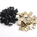 Nut/Screw Washers U-shape Clip for BMW E46 E92 E90 F10 Car Fender Bumper Cross Head Screws 40/20pcs