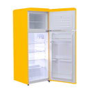 PYRAMIDEA Double Door Refrigerator Ventilated 240 Liters Color Yellow MAMBO2402Y