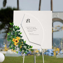 1PC Artificial Wedding Arch Flowers Boho Red Rose Eucalyptus Garland Drapes Home Decoration Wedding Decorations Welcome Sign