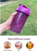 Leeseph Shaker Bottle, with Shaker Balls, Leak Proof Drink Shaker Bottle for Shake and Pre Work Out, Best Shaker Cup (BPA free)