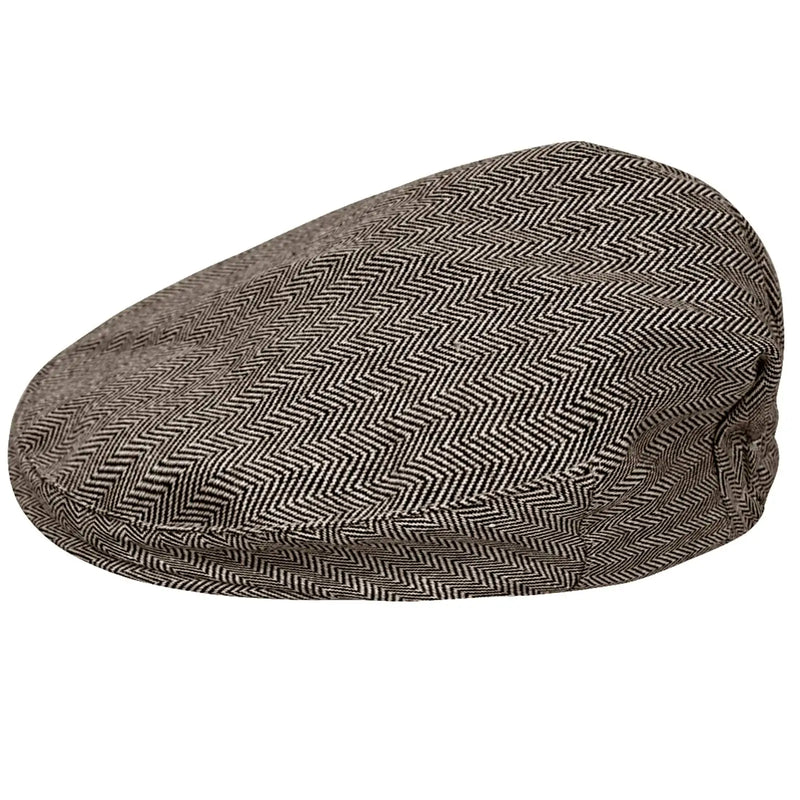 Baby Boys Herringbone Flat Hat Kids Vintage Drivers Newsboys Toddler Soft With Lining Cap Infant Thick Winter Warm Accessories