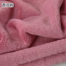 Plain Faux Fur Fabric Smooth Clothes Coats Dolls Sewing Thickened Imitation  Rabbit Plush Textile Soft Silky.