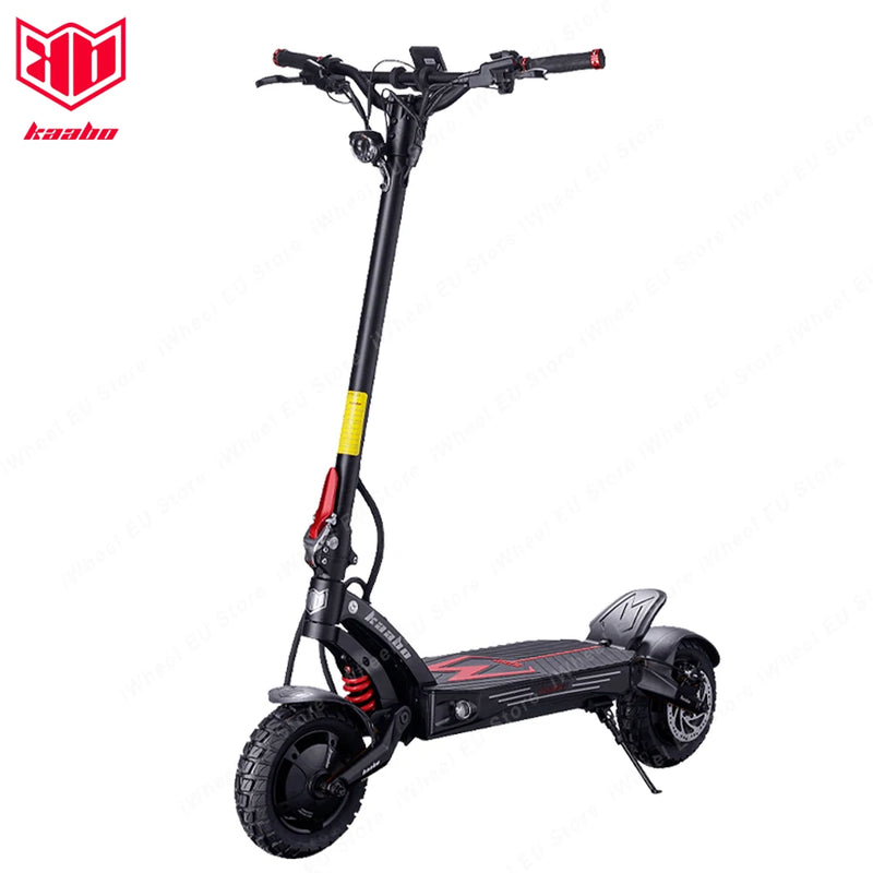 Kaabo Mantis King GT 60V 24Ah 1100W * 2 Motor 70 km/h Smart Central Display NFC Lock Adjustable Oil Spring Shock Hydraulic Brake