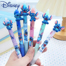 Random 6pcs Disney Anime Stitch Erasable Blue Gel Pen Kawaii Stitch Pen Stationery School Office Supplies Gifts