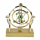 Celestial Orbit Pendulum Perpetual Motion Machine, Kinetic Art Desk Decor, Astronomy Model for Home Office, Rotating Sculpture
