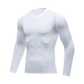 T Shirt MeMen's Running Sport Compression Fitness Tops Tee Quick DryTight Training Gym Sport Running Shirts Jersey