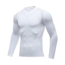 T Shirt MeMen's Running Sport Compression Fitness Tops Tee Quick DryTight Training Gym Sport Running Shirts Jersey