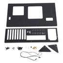 DIY Computer Open Chassis Frame Computer Open Case Rack Cable Routing Holes  Steel Plate Stable for M ATX Motherboard