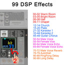 FREEBOSS 99 Effect 4 Channel Mixing Console 48V Bluetooth Sound Audio DJ Mixer USB Play PC Record for Karaoke Home Party AM-UT1