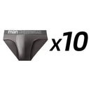 10 Pcs/Lot Men's Briefs Underwear Letter Comfortable Panties Shorts Sexy Boxer Shorts Gifts for Man Underpants - BUY ABROAD NOW