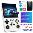 R36MAX Retro Handheld Video Game Console Linux System 4.0 Inch IPS Screen R36S Portable Pocket Video Player 128GB Games Gift