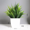 Artificial Bonsai Green Fake Plant Eucalyptus Flower Potted Plant for Indoor Outdoor Home Bedroom Garden Decoration Supplies