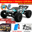 Remote Control Car Off Road 4x4 RC High Speed Buggy Truck Super Brushless 50 or 80KM/H Fast Drift Racing Toy Kids Adults. - 4WD