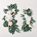 Yannew Artificial Flower Arch Kit for Wedding, Eucalyptus Garland.