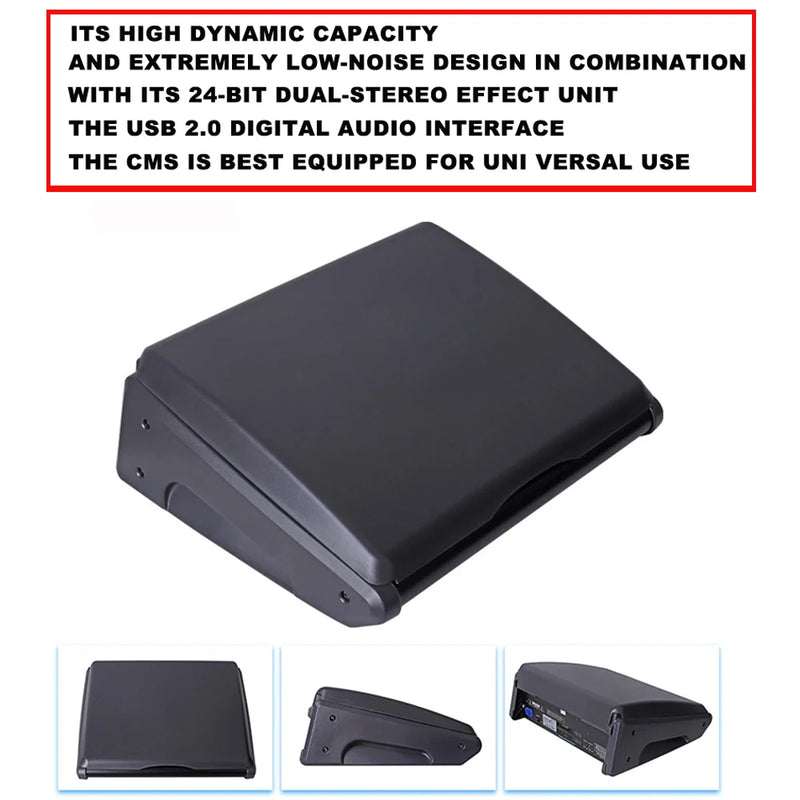 CMS600-3 Mixer audio mixer console With Cover 8 Channel Audio  Console Mixing Compact Mixing System DJ Mixer for Dynacord mixer
