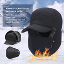 Winter Warm Thickened Artificial Fur Baseball Hat Unisex Skiing Soft Hat for Extreme Cold Weather Fishing Outdoor Activities