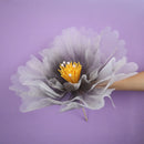 Artificial thread flower for window decoration,