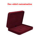 Personalized flannel jewelry box, wedding ring box, necklaces, rings, earrings, bracelets