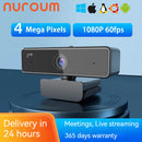 Plug And Play Computer Usb Web Camera Mini Webcam 2K For Pc Laptop With Microphone. - Nuroum V11 High Quality 1080p 60fps Full Hd